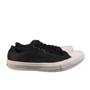 Converse Shoes Kids 6 Sneakers Chuck Taylor II All Star Casual Canvas Black Low